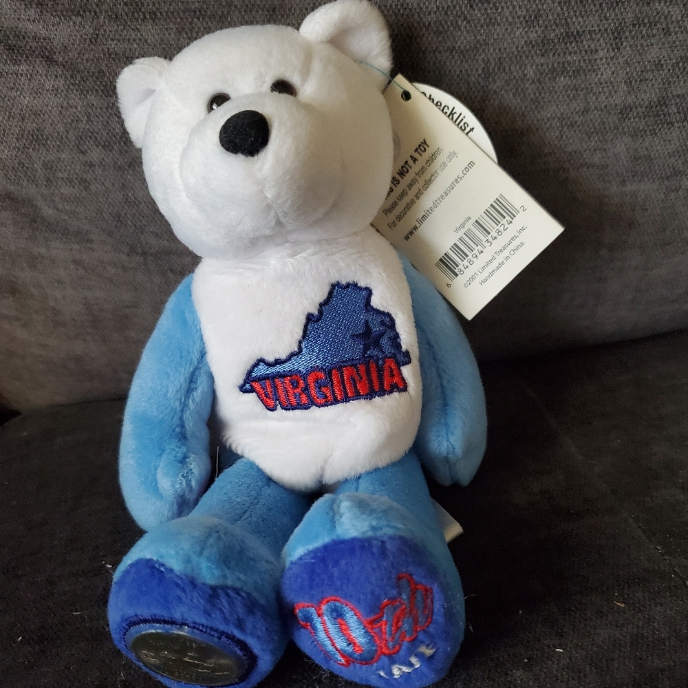 Virginia State Quarter Bear